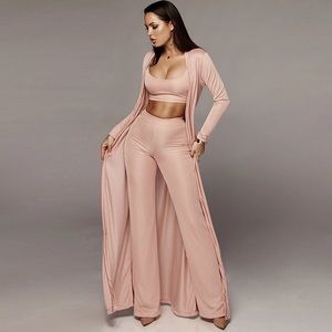 New Women Knitted 3 Piece Set